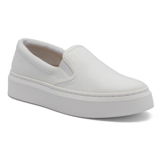 ABEO Footwear Jumpstreet Slip On White Canvas