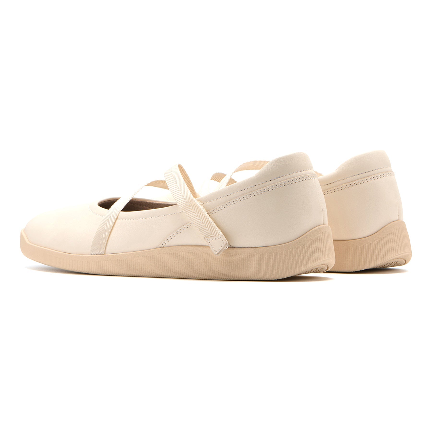 ABEO Footwear Vela Mary Jane White