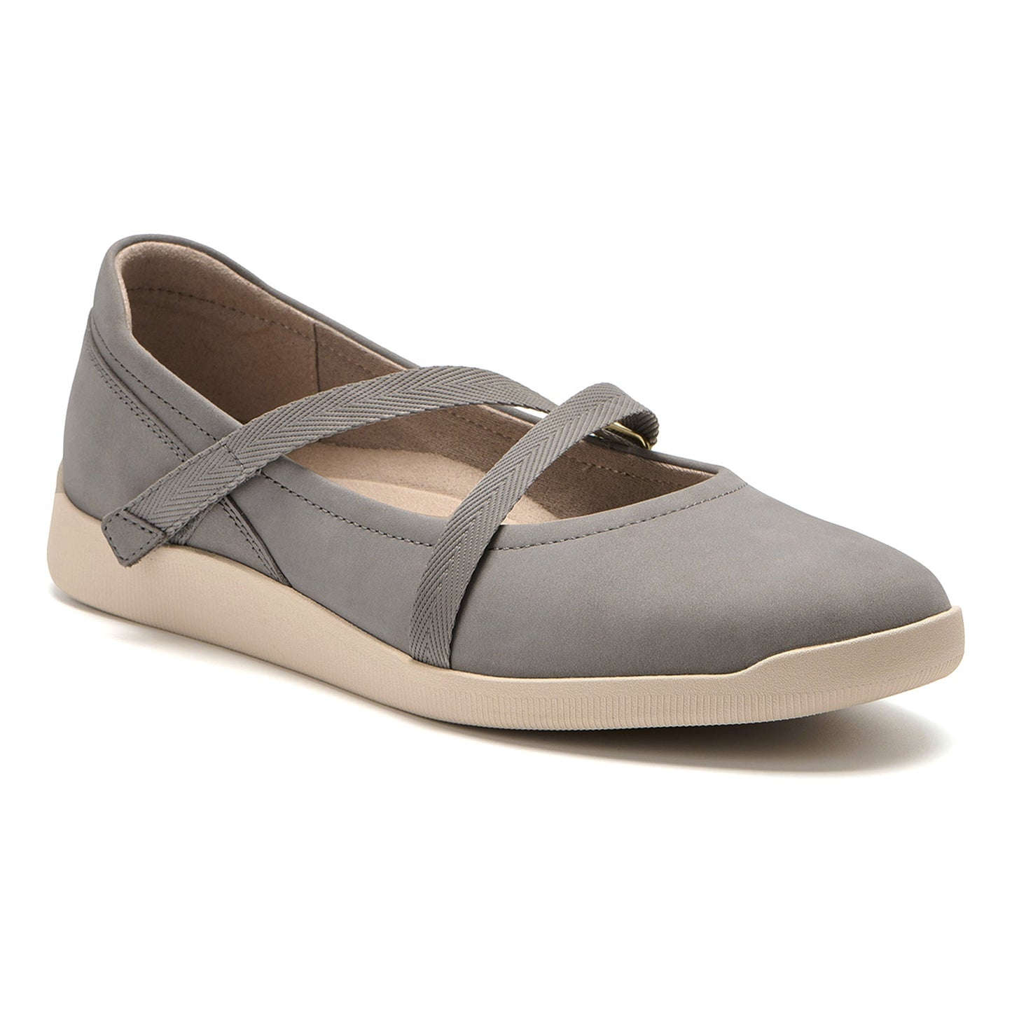 ABEO Footwear Vela Mary Jane Grey