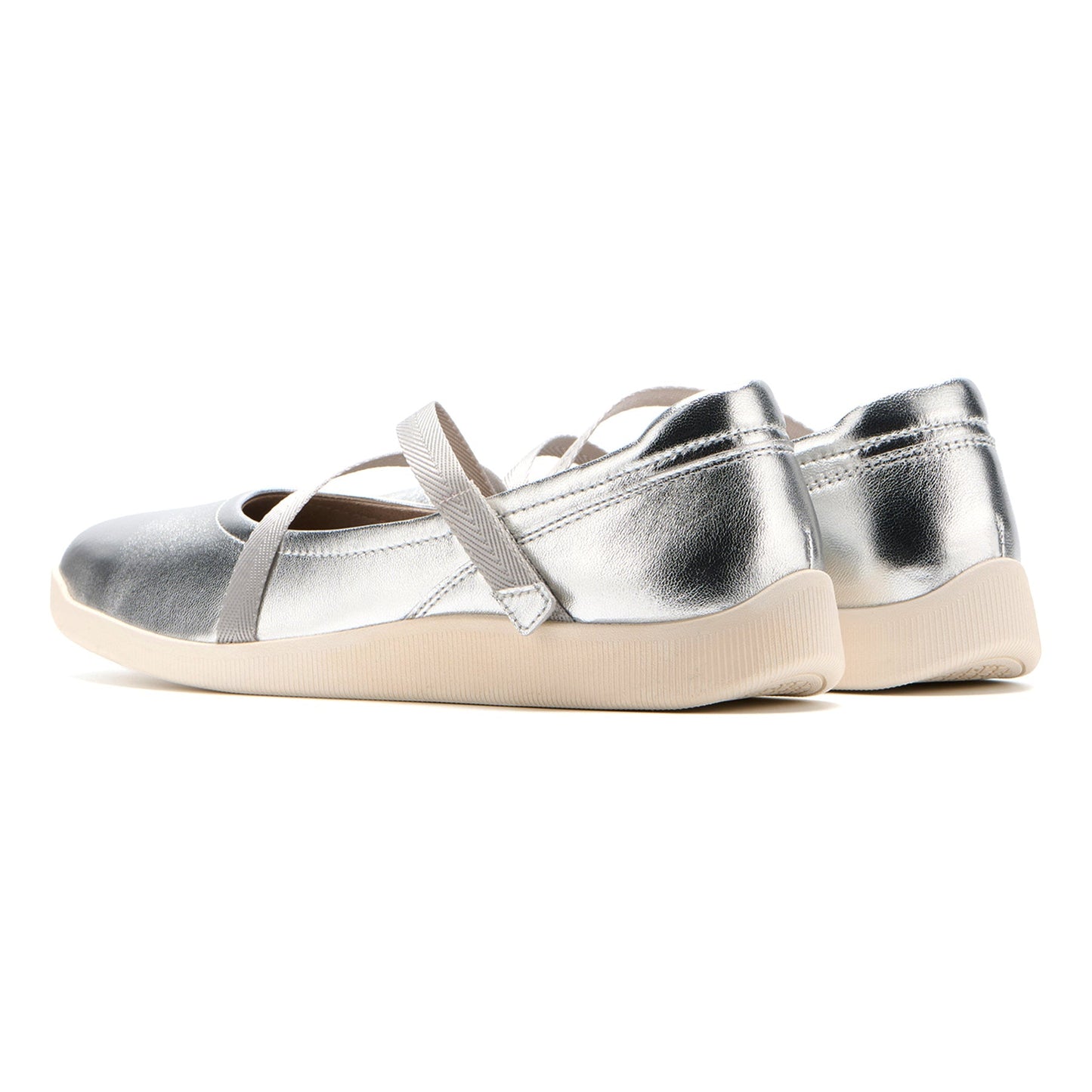 ABEO Footwear Vela Mary Jane Silver