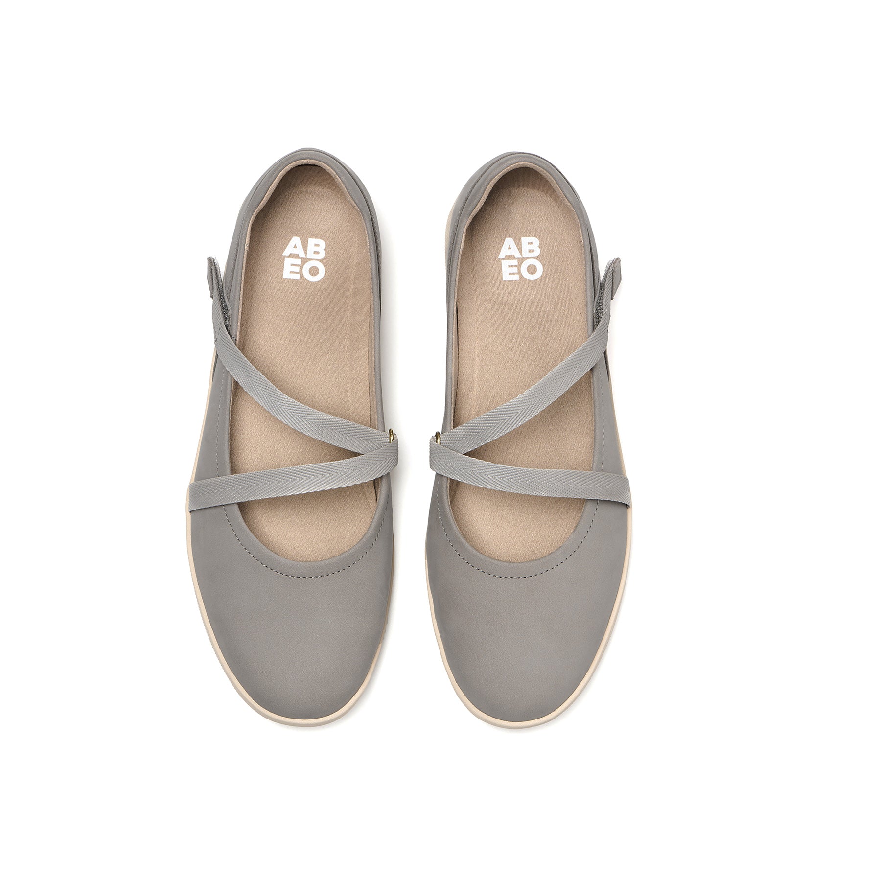 ABEO Footwear Vela Mary Jane Metatarsal Grey
