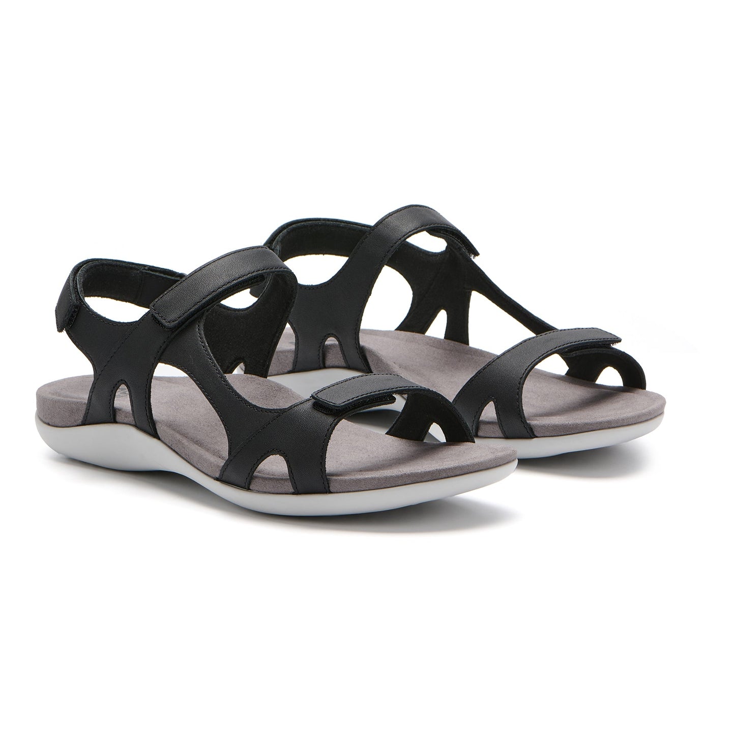 ABEO Footwear Oasis Sport Sandal Metatarsal Black