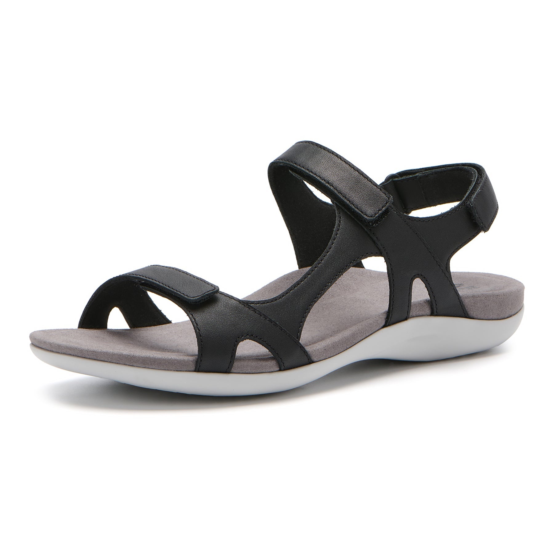 ABEO Footwear Oasis Sport Sandal Metatarsal Black