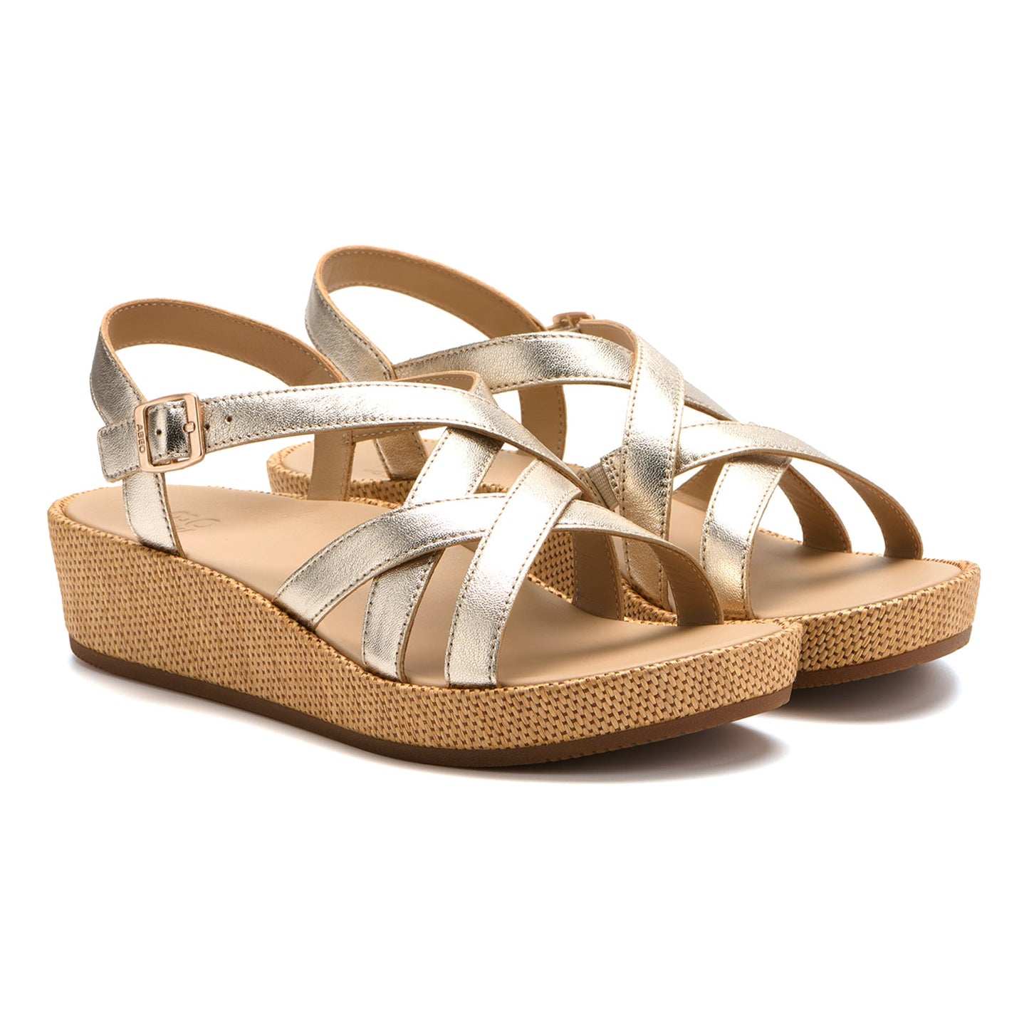 ABEO Footwear Soleil Cross Metatarsal Metallic Gold