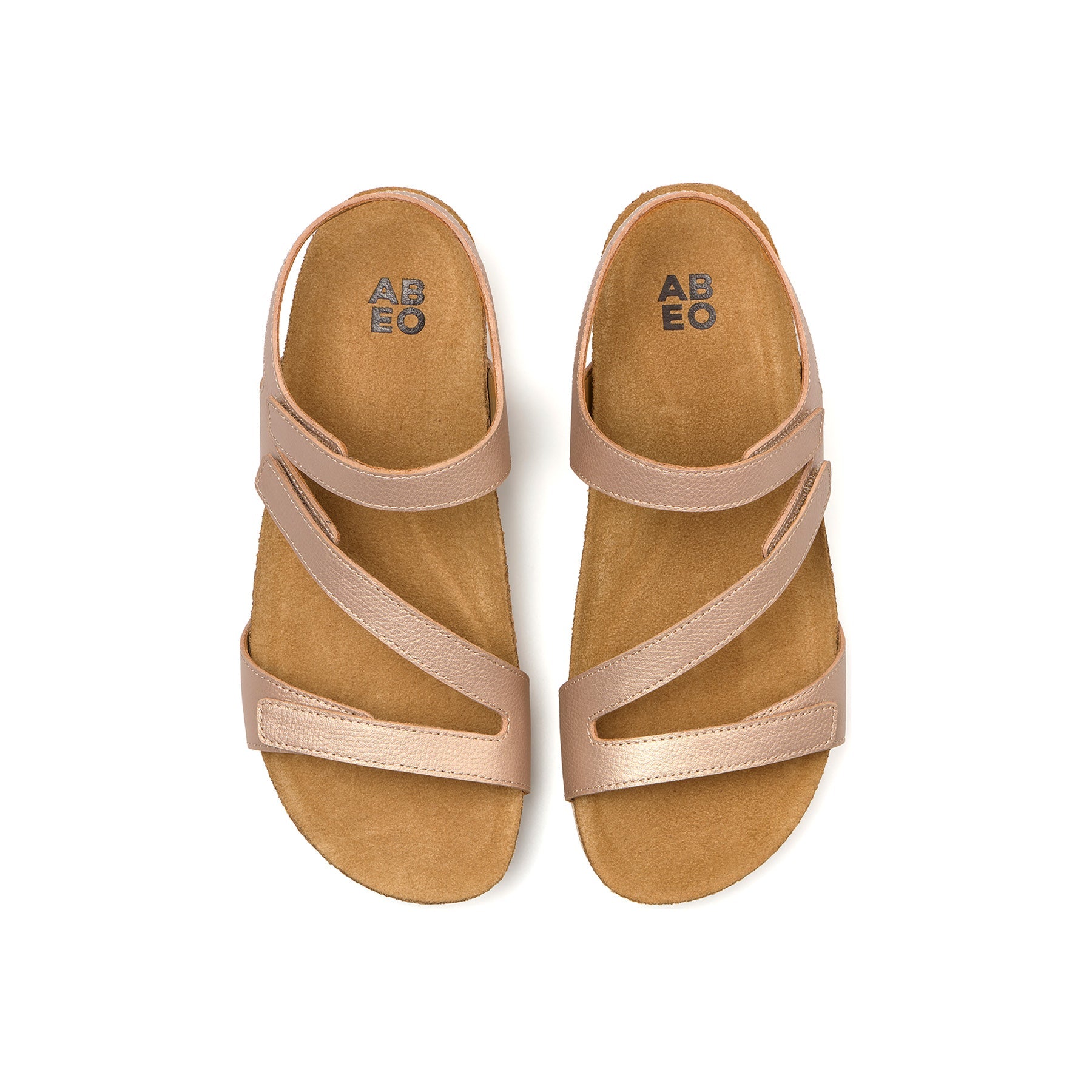 ABEO Footwear Algarve Strap Metatarsal Champagne