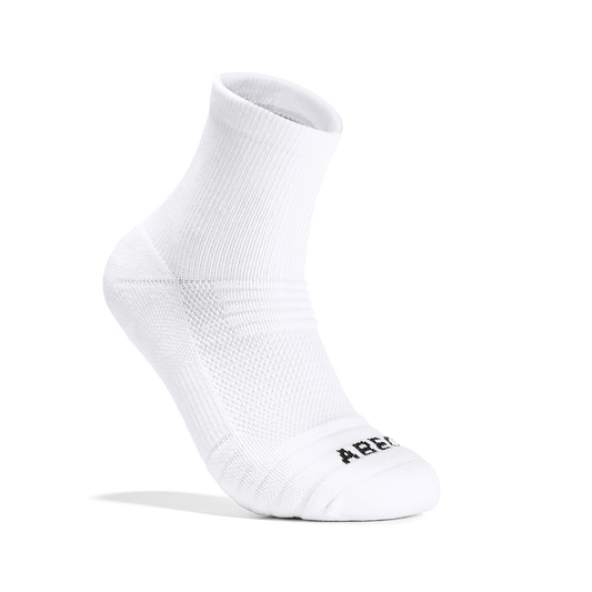 ABEO Footwear 3 Pk Quarter Socks White