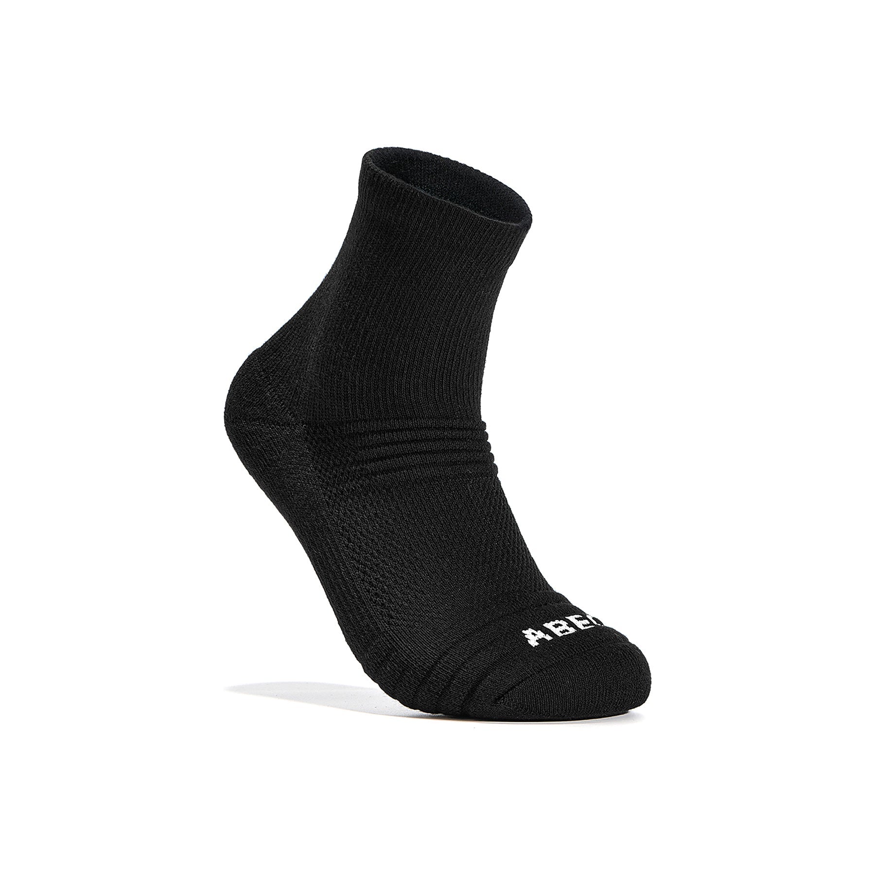 ABEO Footwear 3 Pk Quarter Socks Black