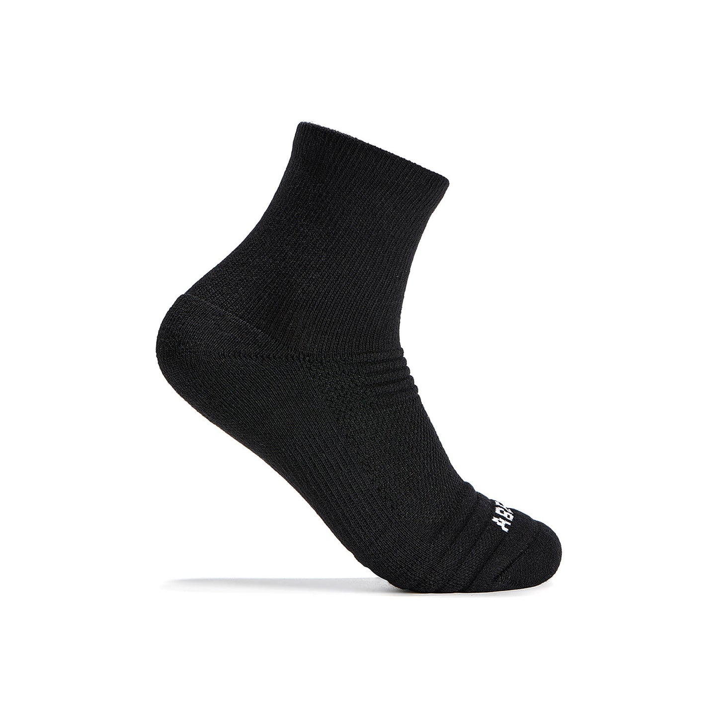 ABEO Footwear 3 Pk Quarter Socks Black