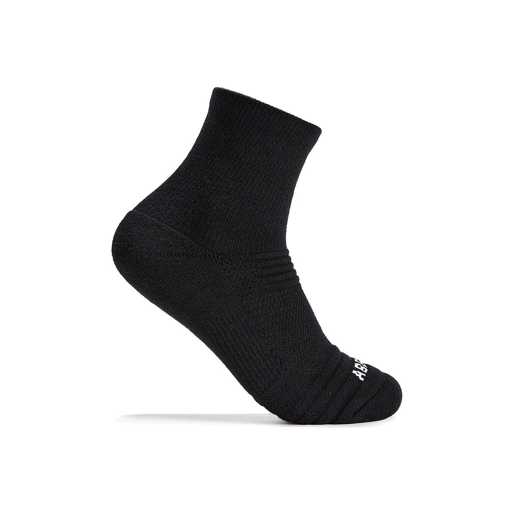 ABEO Footwear 3 Pk Quarter Socks Black