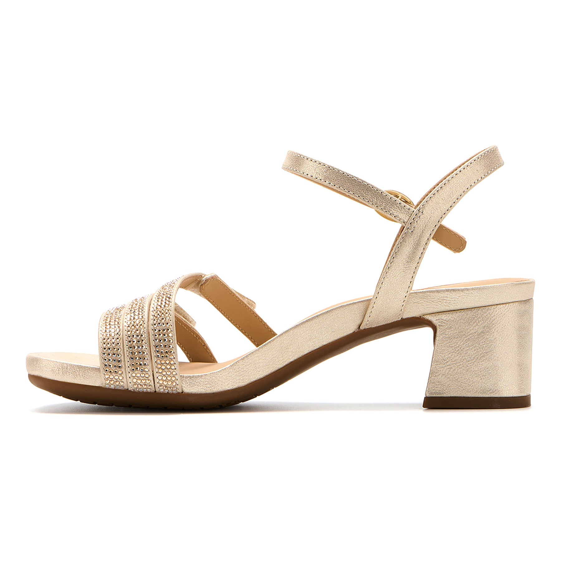 ABEO Footwear Avenue Ankle Metatarsal Gold Sparkle