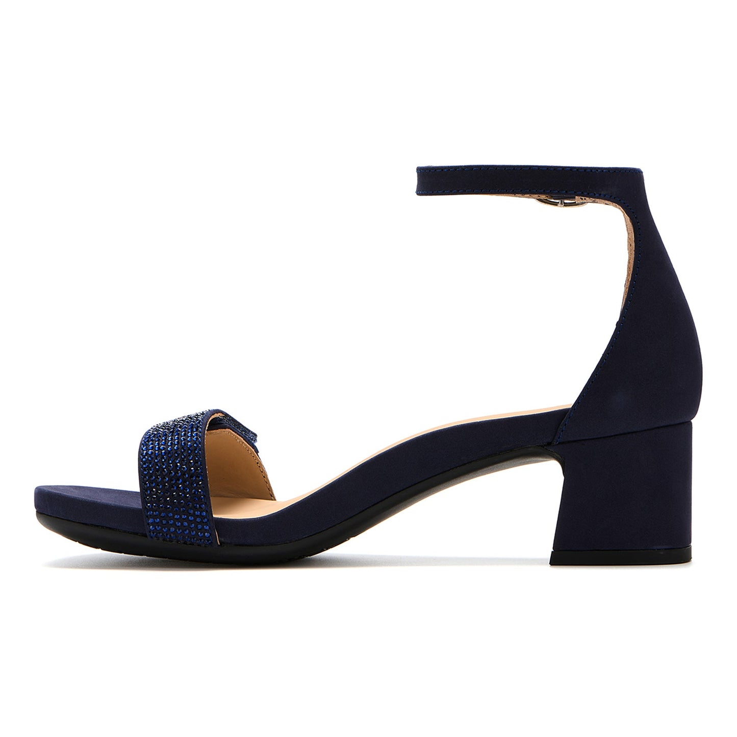 ABEO Footwear Avenue Strap Metatarsal Navy Sparkle
