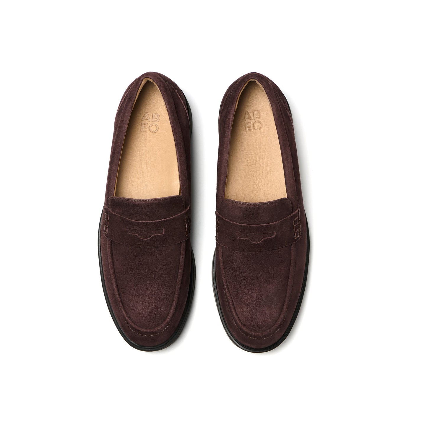 ABEO Footwear Boulevard Loafer Metatarsal Chocolate Suede