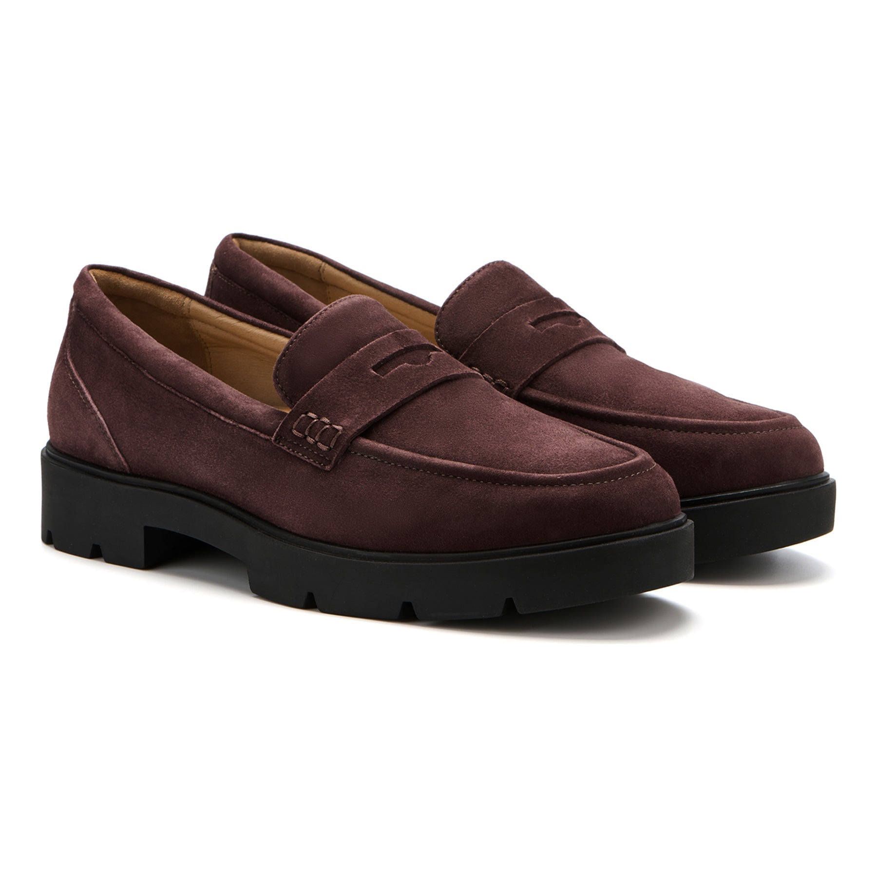 ABEO Footwear Boulevard Loafer Metatarsal Chocolate Suede