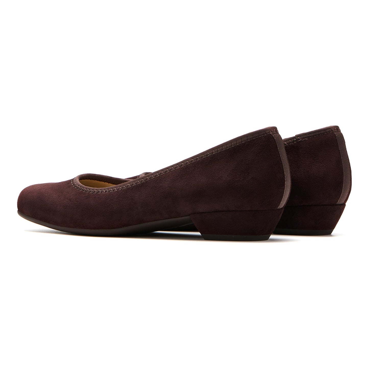 ABEO Footwear Via Pump Metatarsal Chocolate Suede
