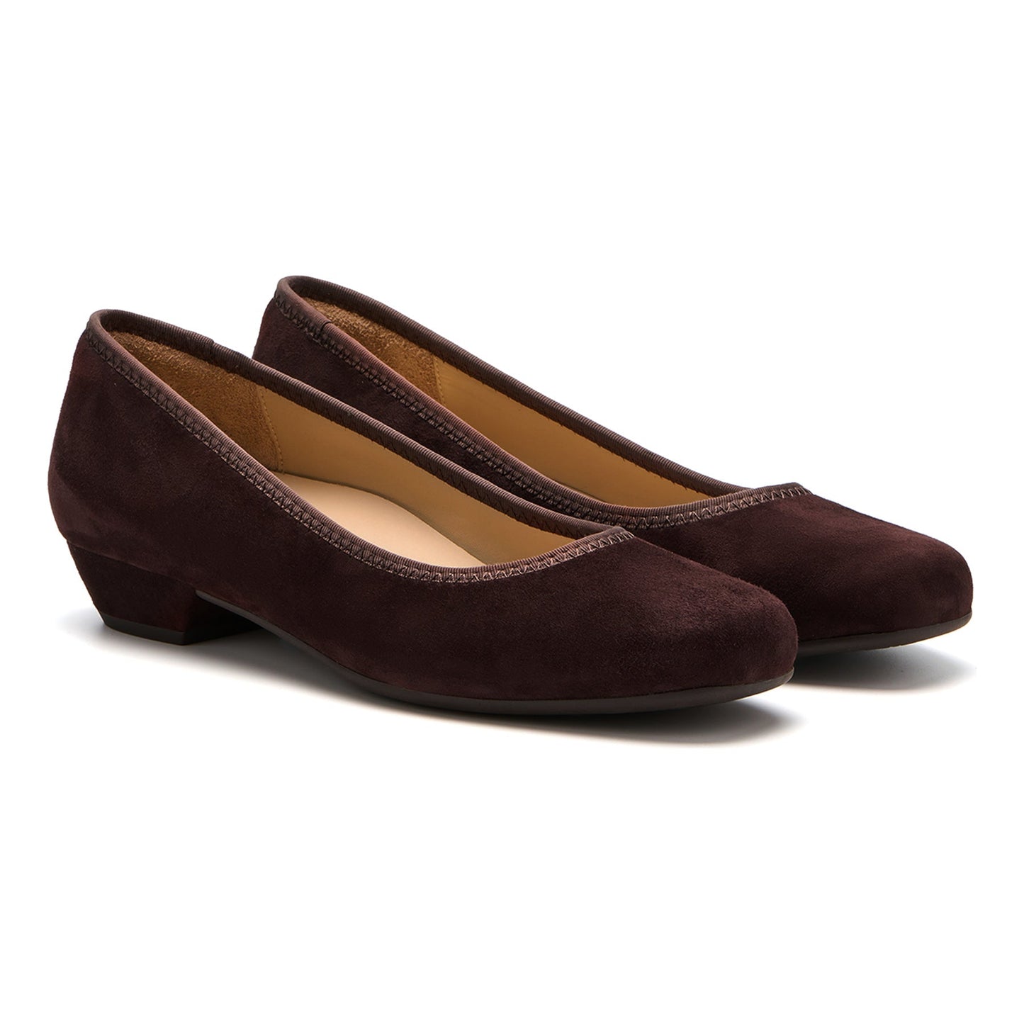 ABEO Footwear Via Pump Metatarsal Chocolate Suede