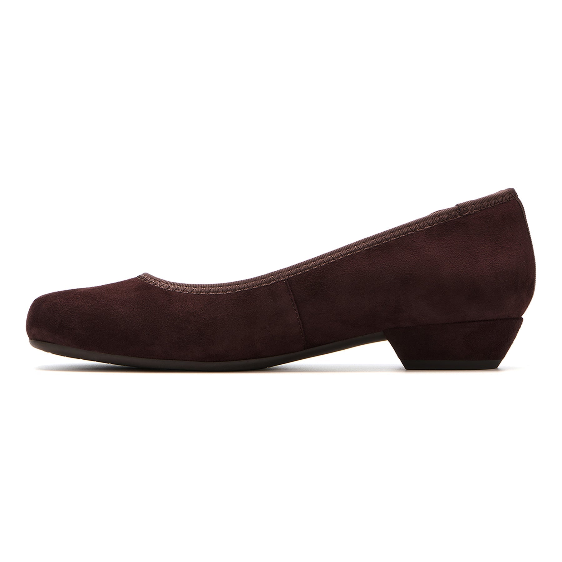 ABEO Footwear Via Pump Metatarsal Chocolate Suede