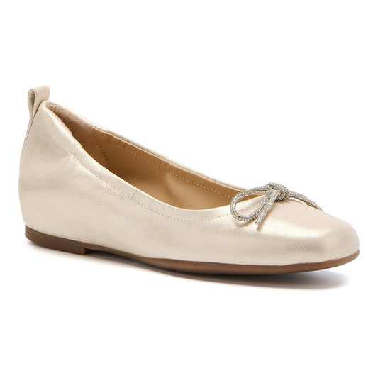 ABEO Footwear Cadence Bow Metatarsal Gold Sparkle