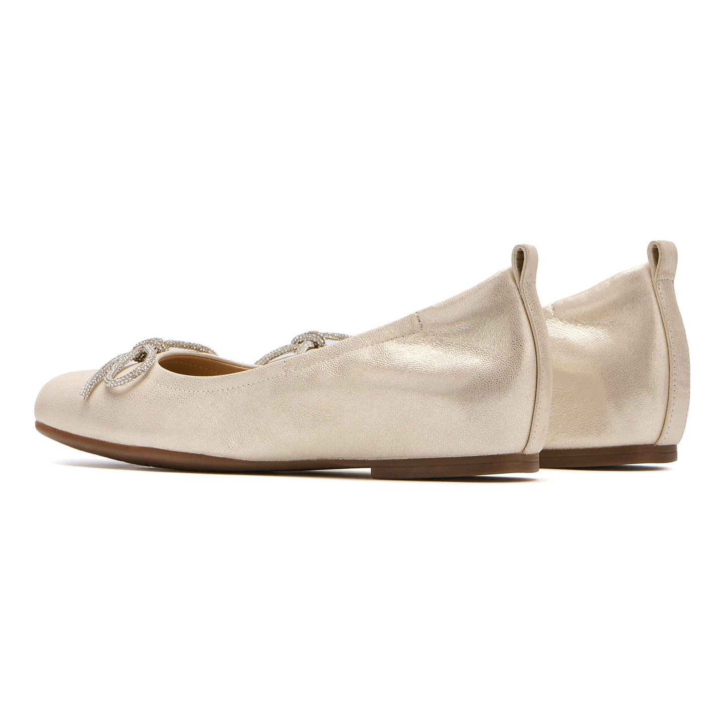 ABEO Footwear Cadence Bow Metatarsal Gold Sparkle