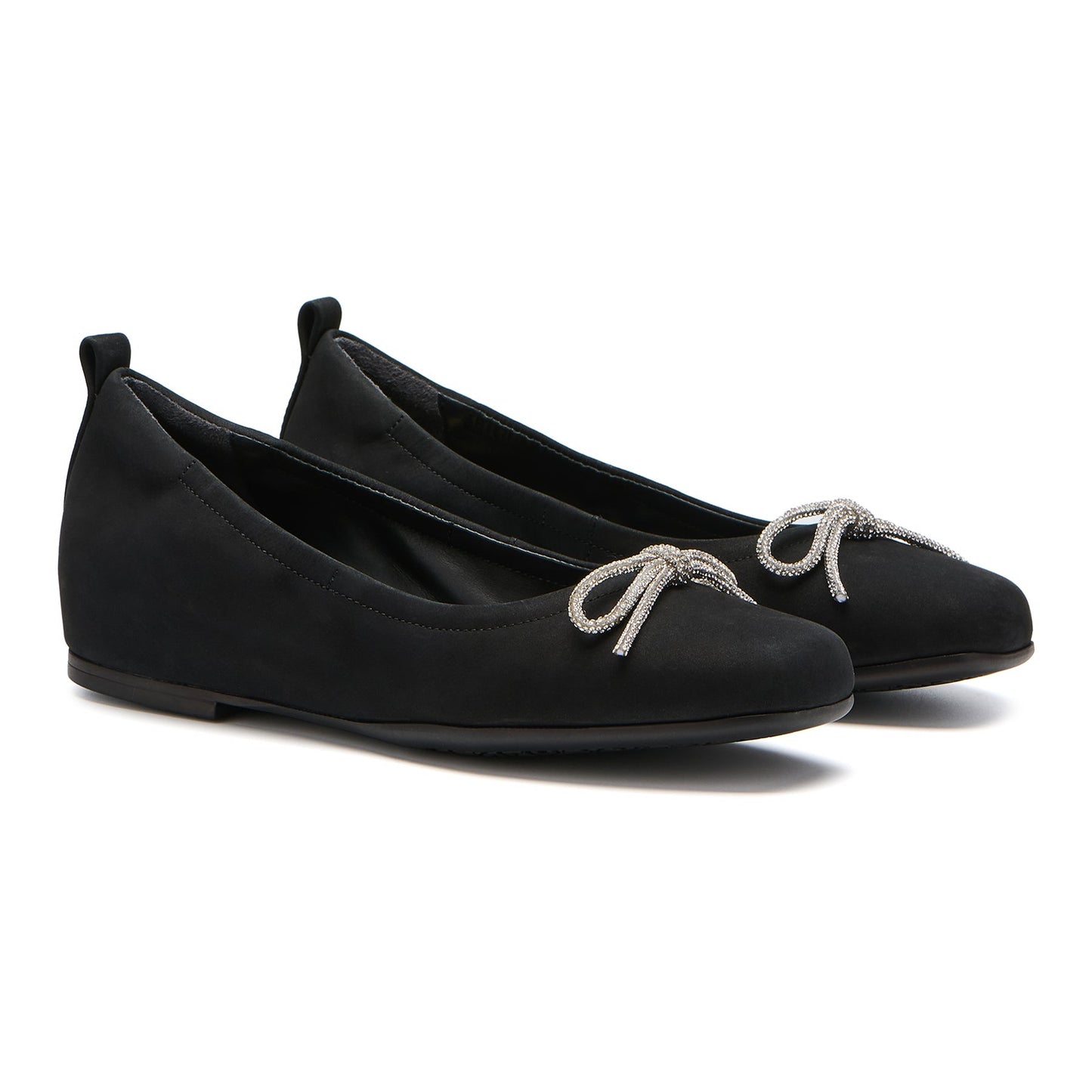 ABEO Footwear Cadence Bow Metatarsal Black Sparkle