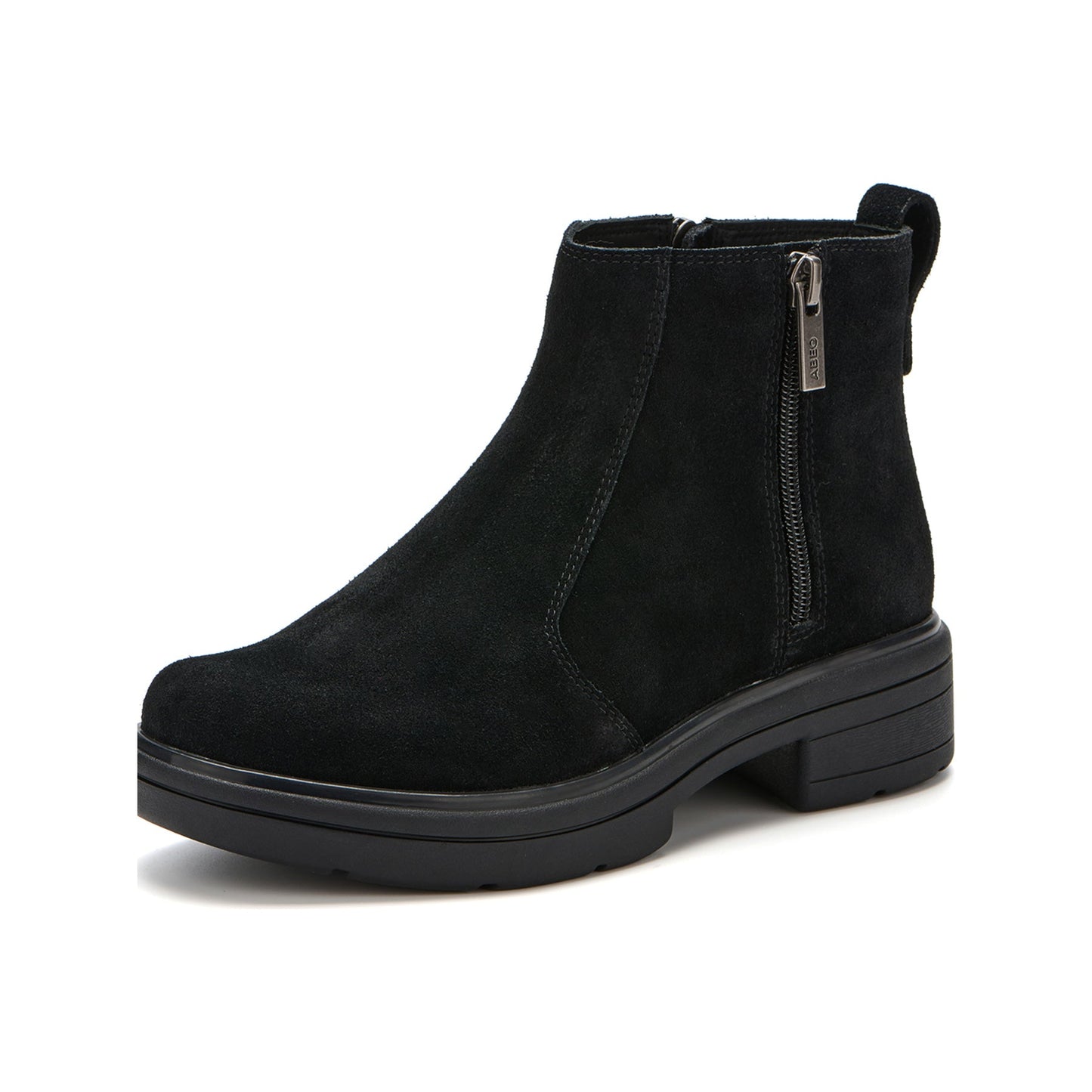 ABEO Footwear Vista Zip Metatarsal Black Suede