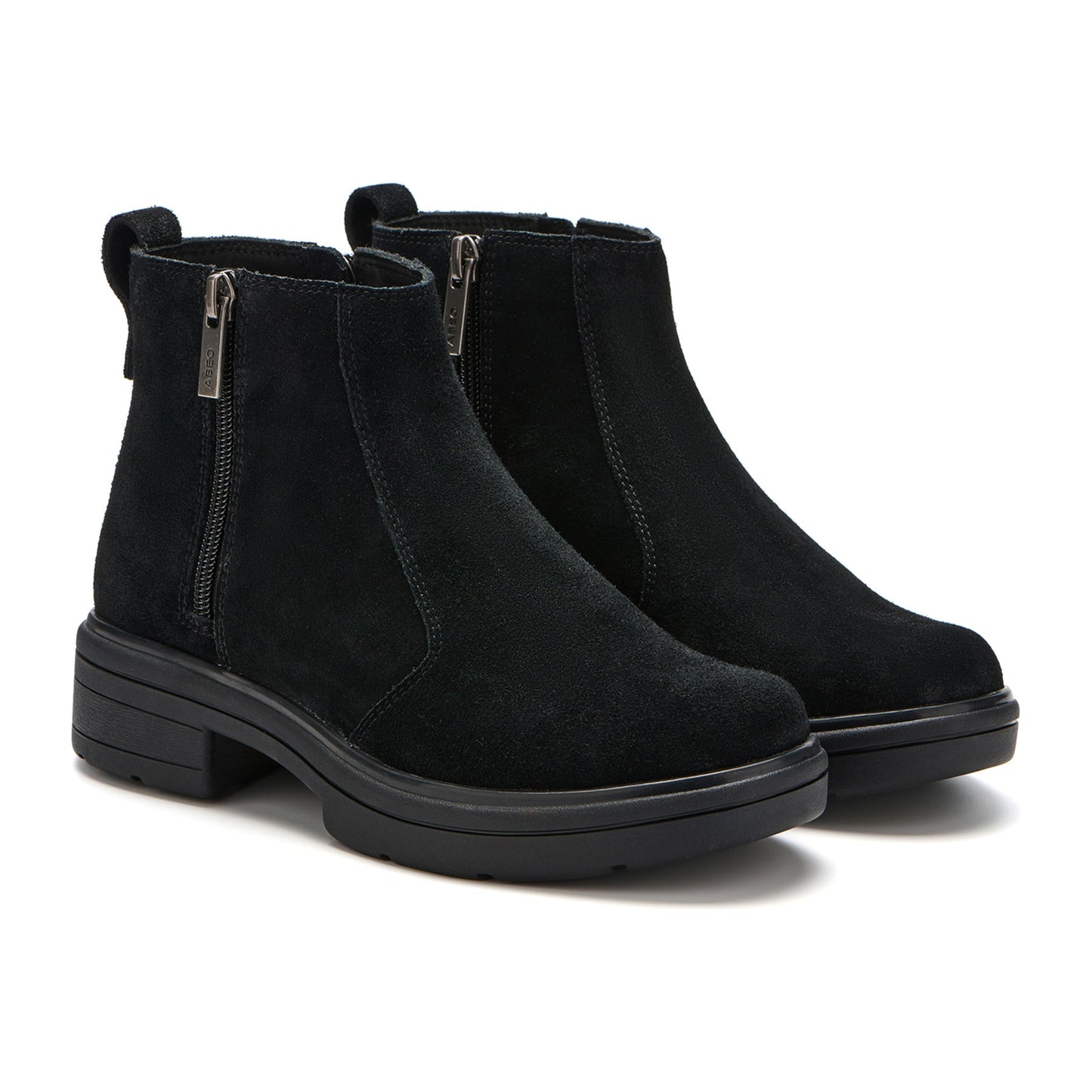 ABEO Footwear Vista Zip Metatarsal Black Suede