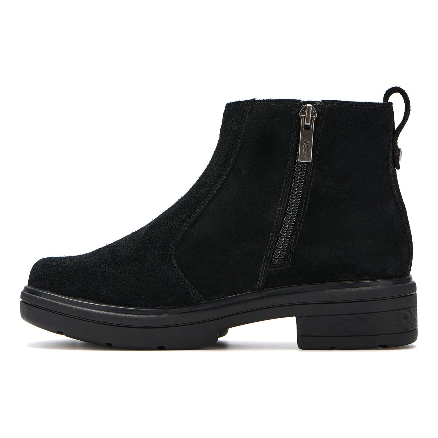 ABEO Footwear Vista Zip Metatarsal Black Suede