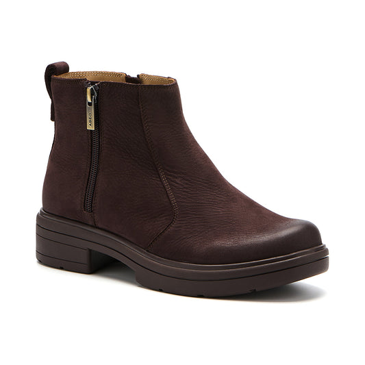 ABEO Footwear Vista Zip Metatarsal Chocolate Nubuck