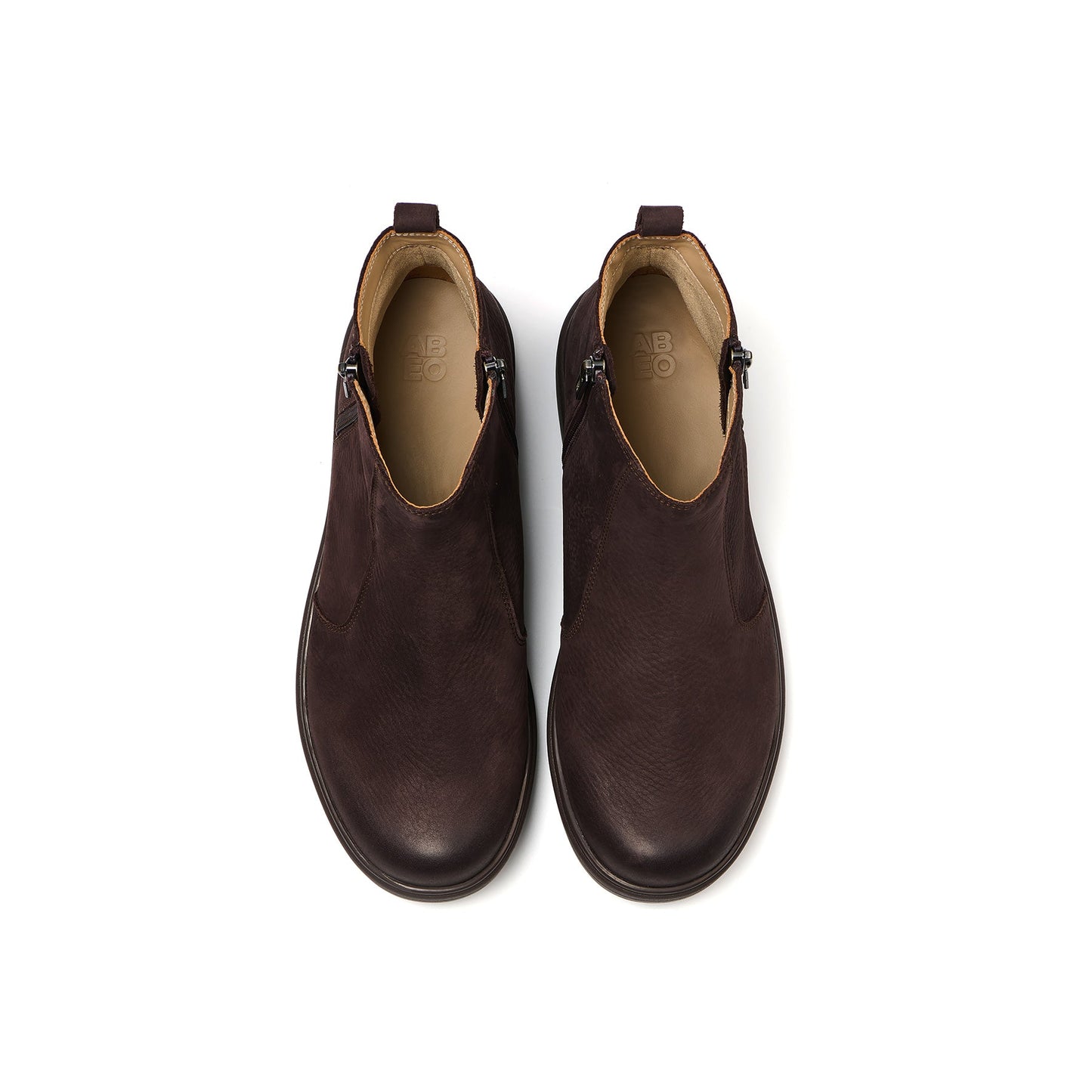 ABEO Footwear Vista Zip Metatarsal Chocolate Nubuck