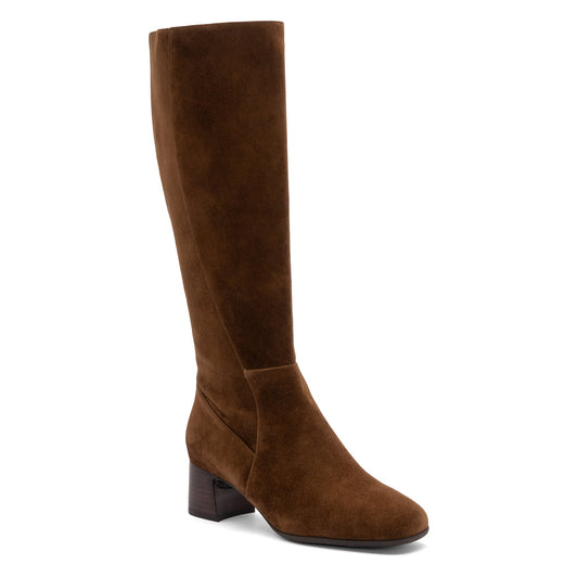 ABEO Footwear Avenue Tall Metatarsal Caramel Suede