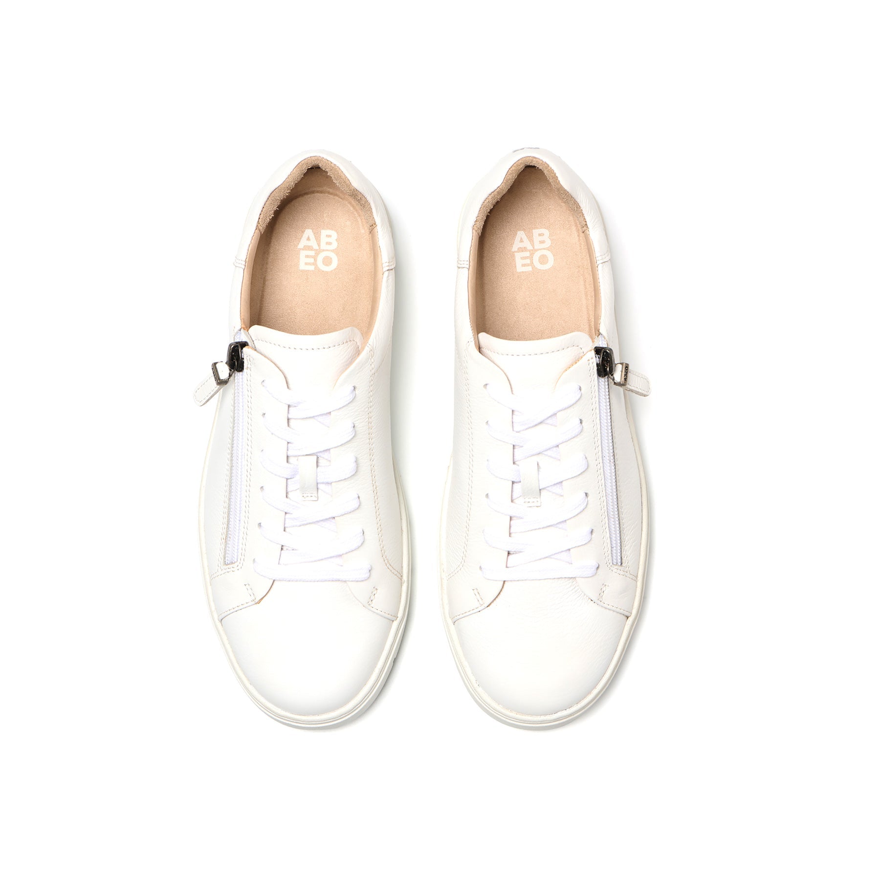 ABEO Footwear Roam Lace Metatarsal White Leather
