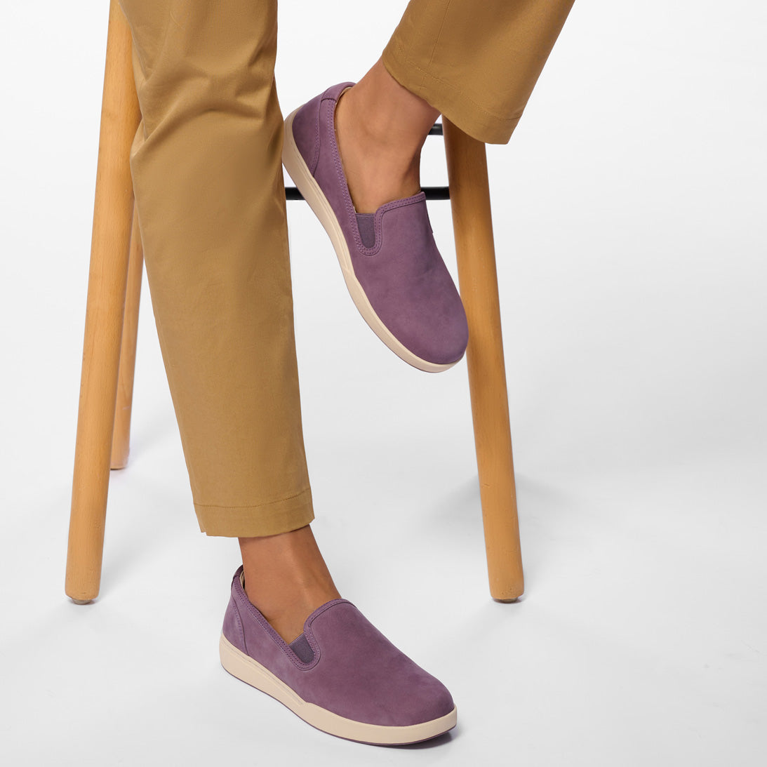 ABEO Footwear Encore Slip On Metatarsal Lavender Leather