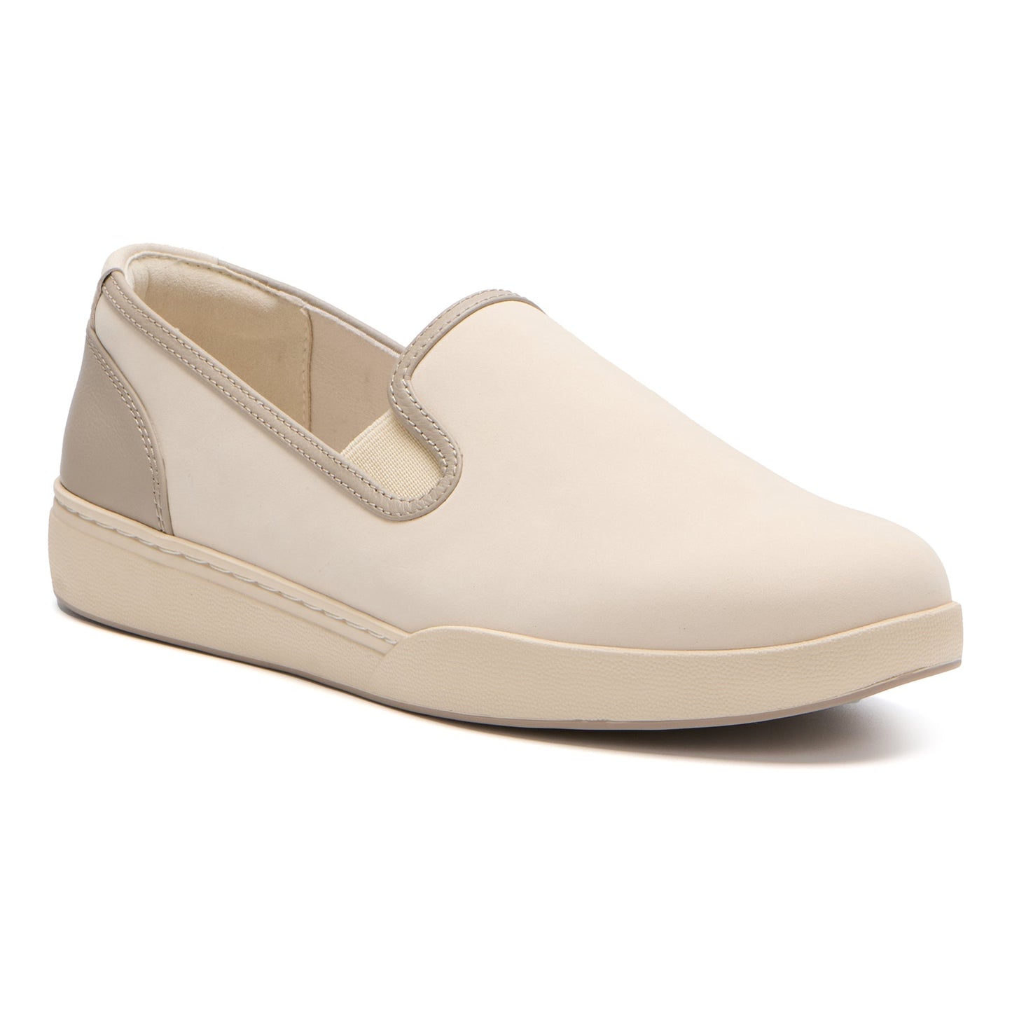 ABEO Footwear Encore Slip On Metatarsal Taupe Multi Leather