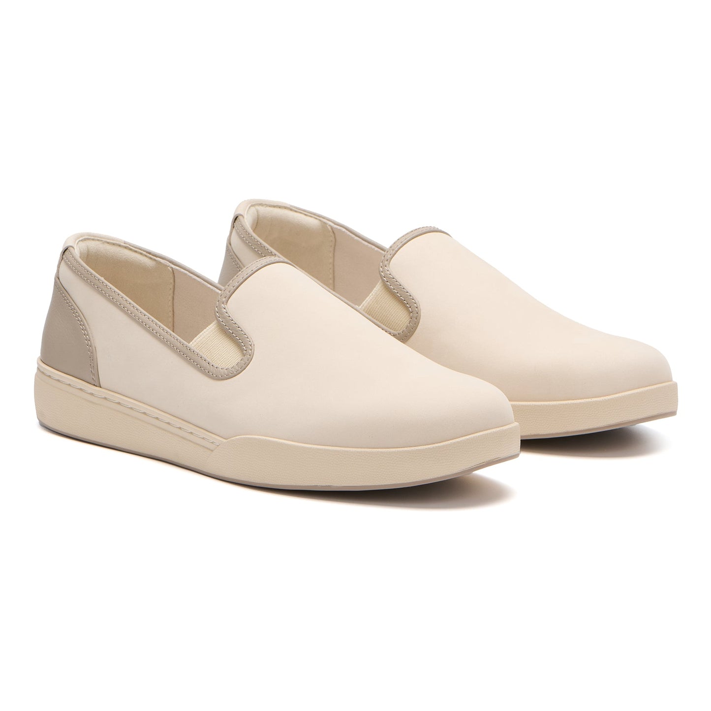 ABEO Footwear Encore Slip On Metatarsal Taupe Multi Leather