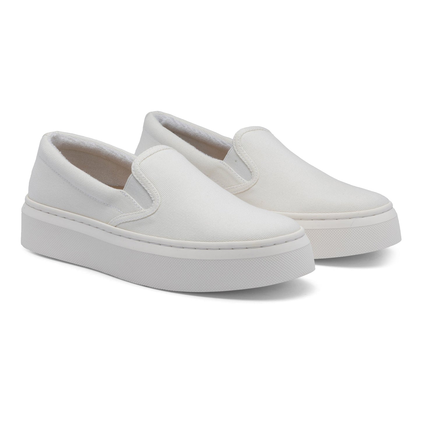 ABEO Footwear Jumpstreet Slip On Metatarsal White Canvas