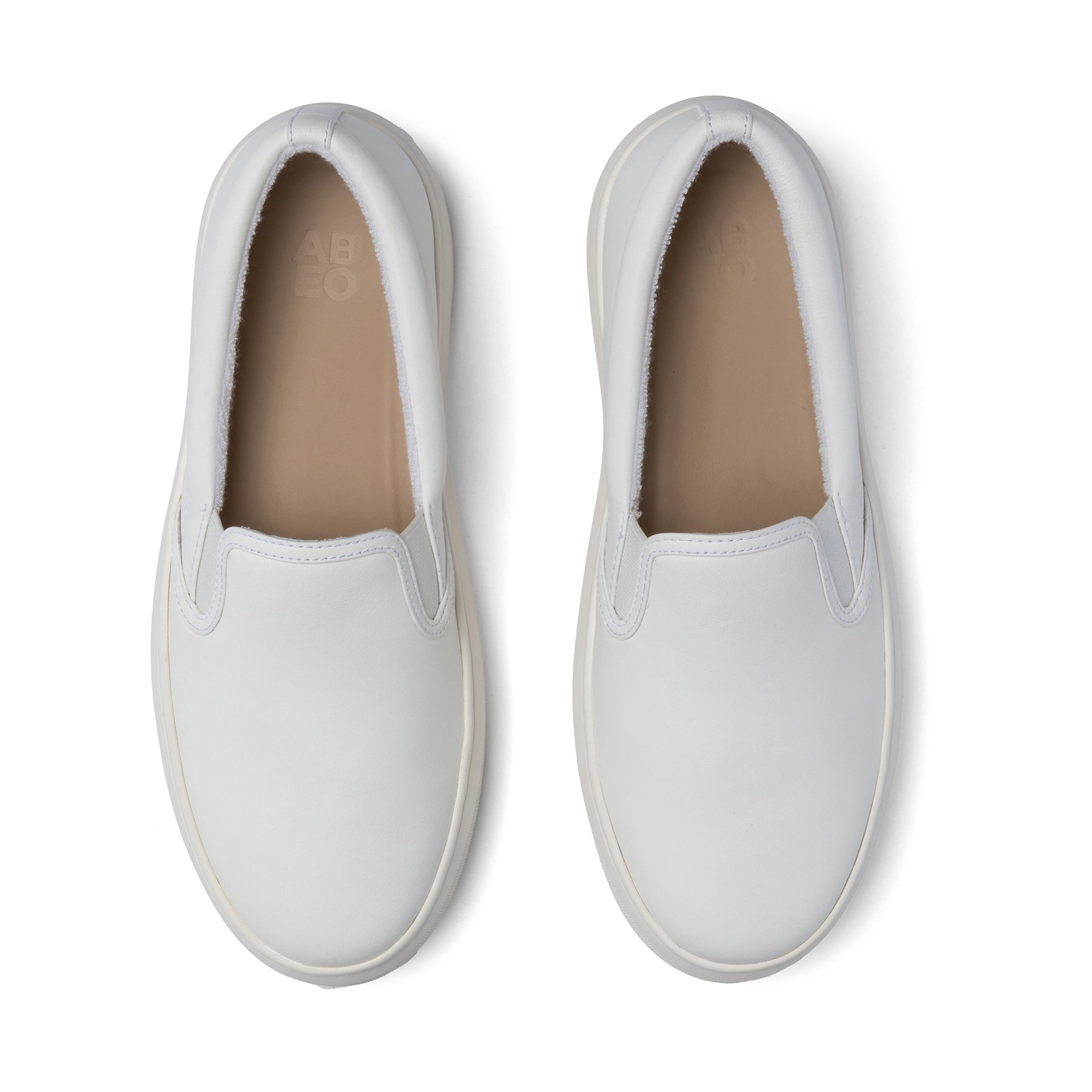 ABEO Footwear Jumpstreet Slip On Metatarsal White Leather