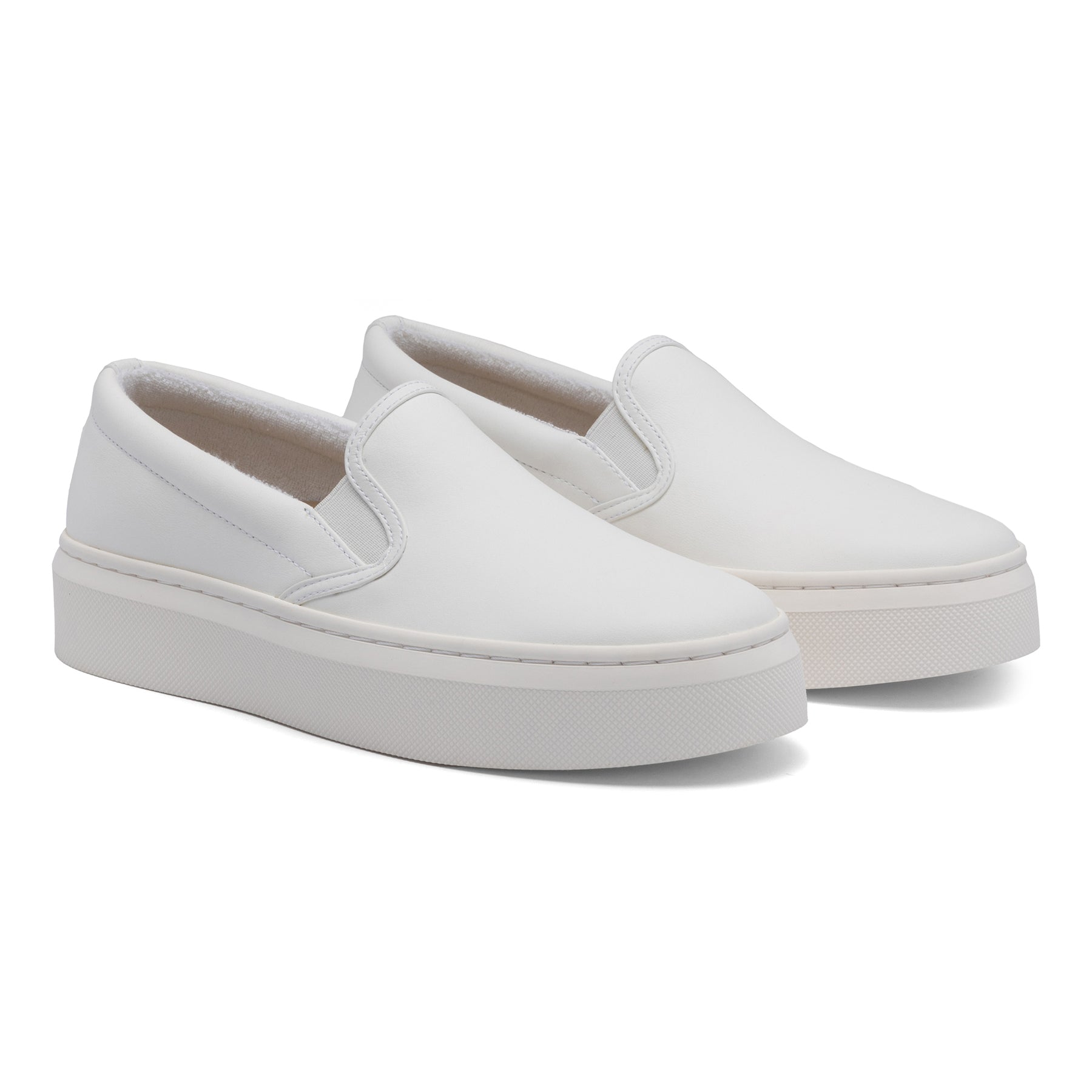 ABEO Footwear Jumpstreet Slip On Metatarsal White Leather
