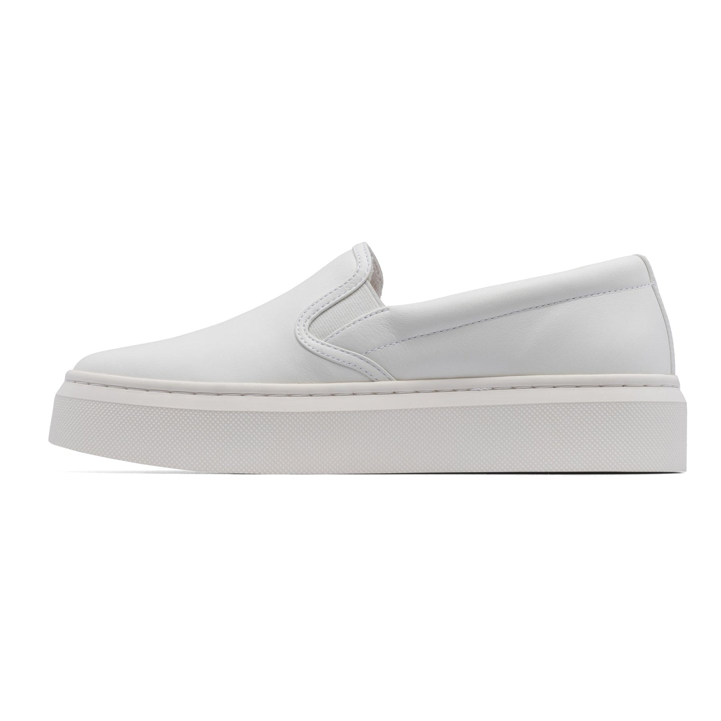 ABEO Footwear Jumpstreet Slip On Metatarsal White Leather