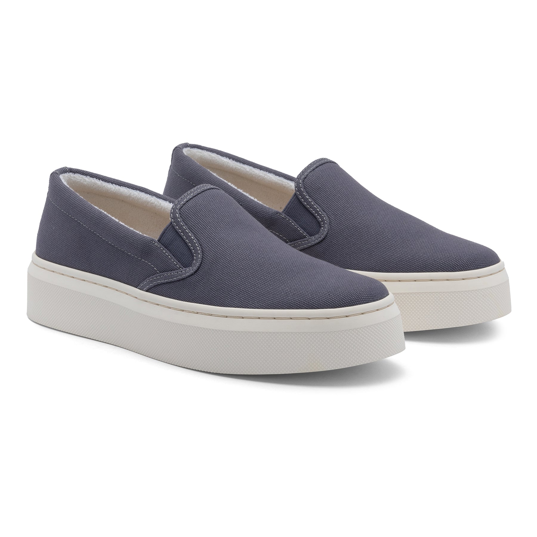 ABEO Footwear Jumpstreet Slip On Metatarsal Navy Canvas