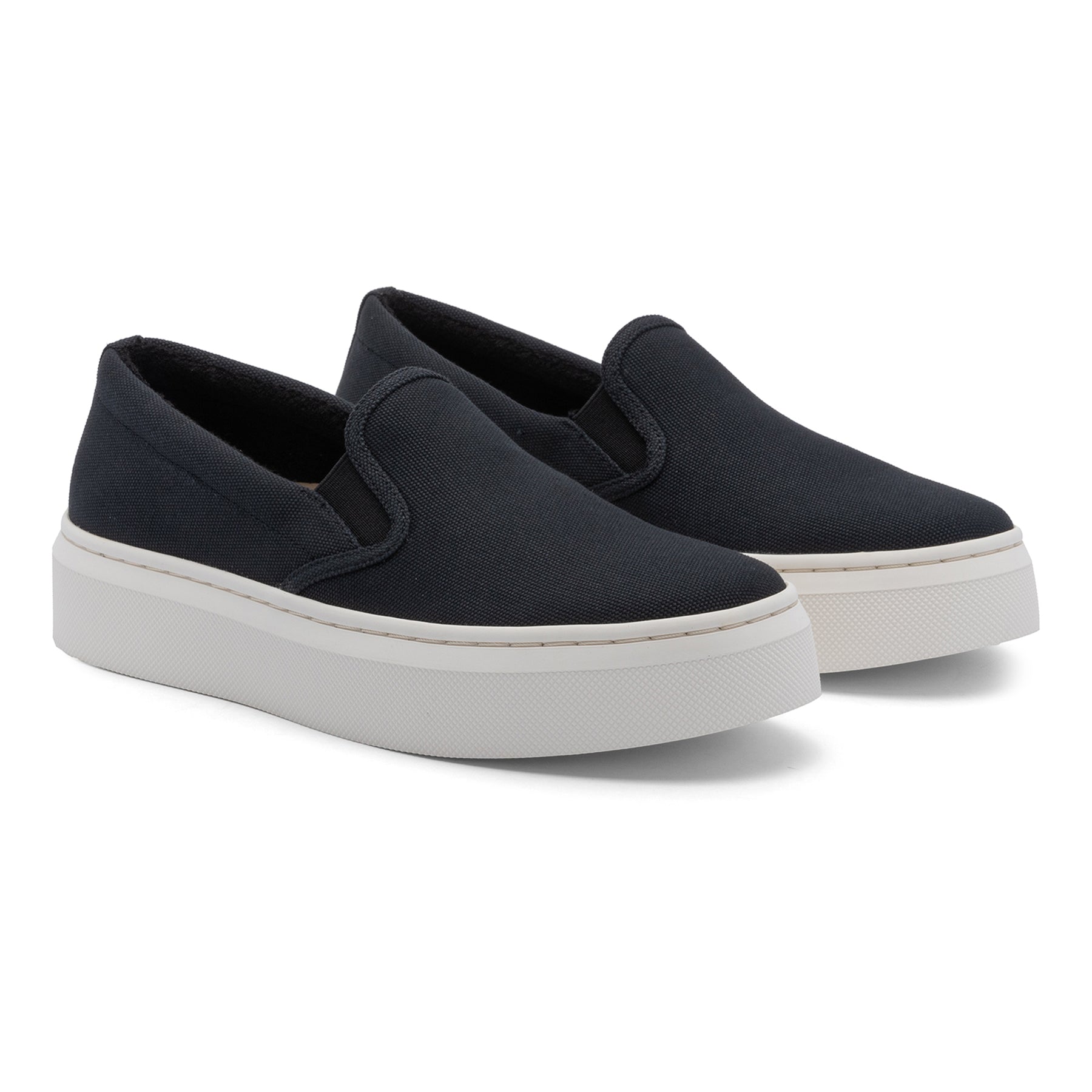 ABEO Footwear Jumpstreet Slip On Metatarsal Black Canvas
