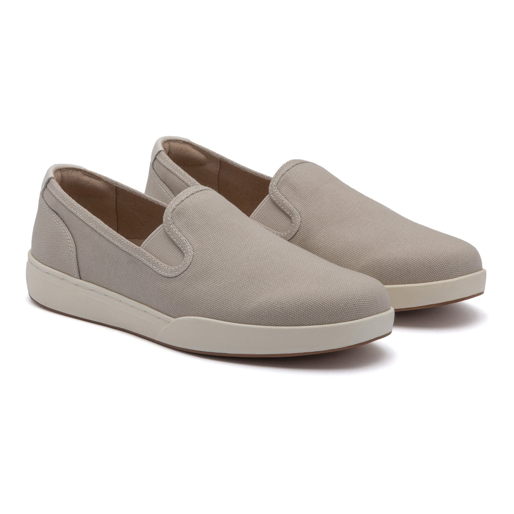 ABEO Footwear Encore Slip On Metatarsal Beige Canvas