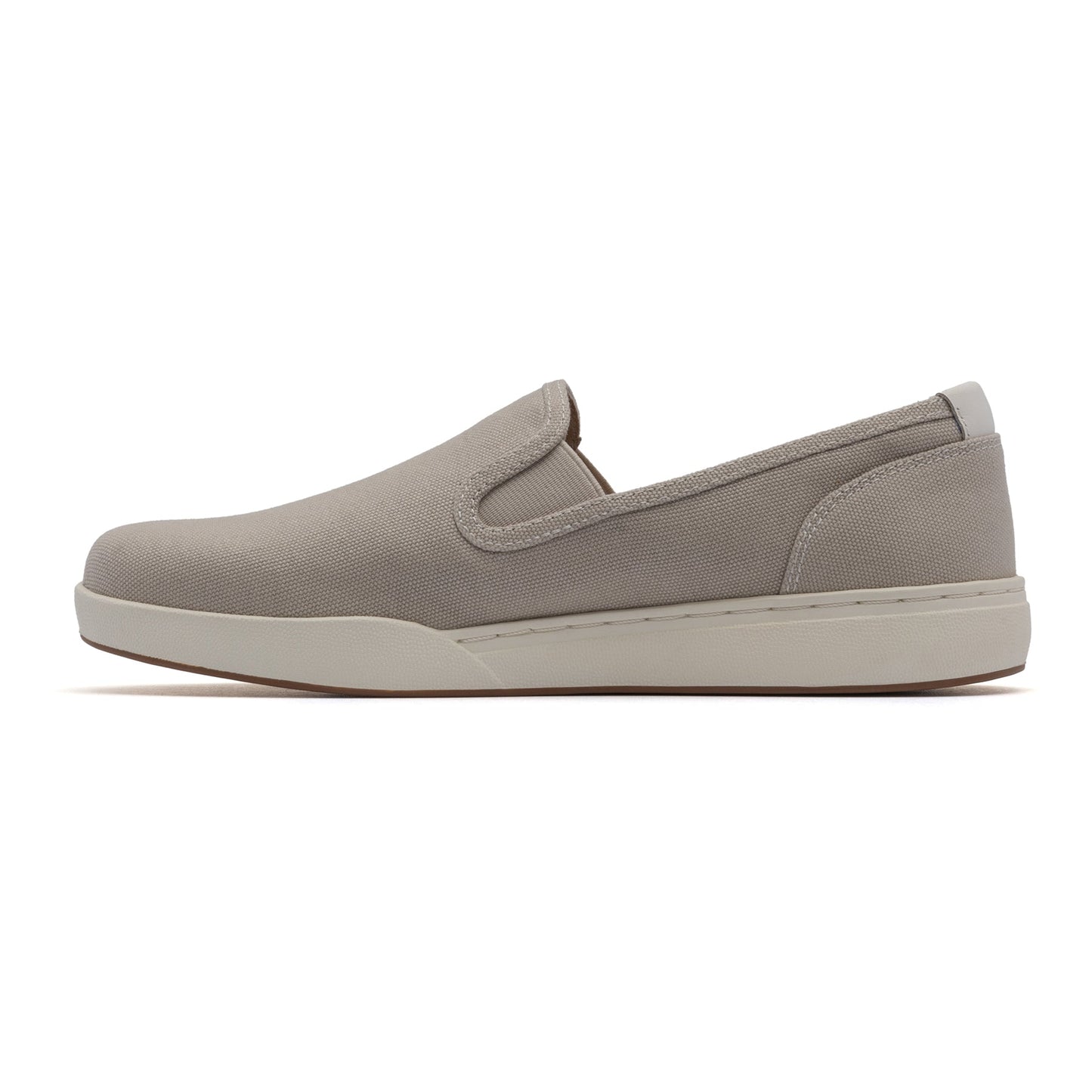 ABEO Footwear Encore Slip On Metatarsal Beige Canvas