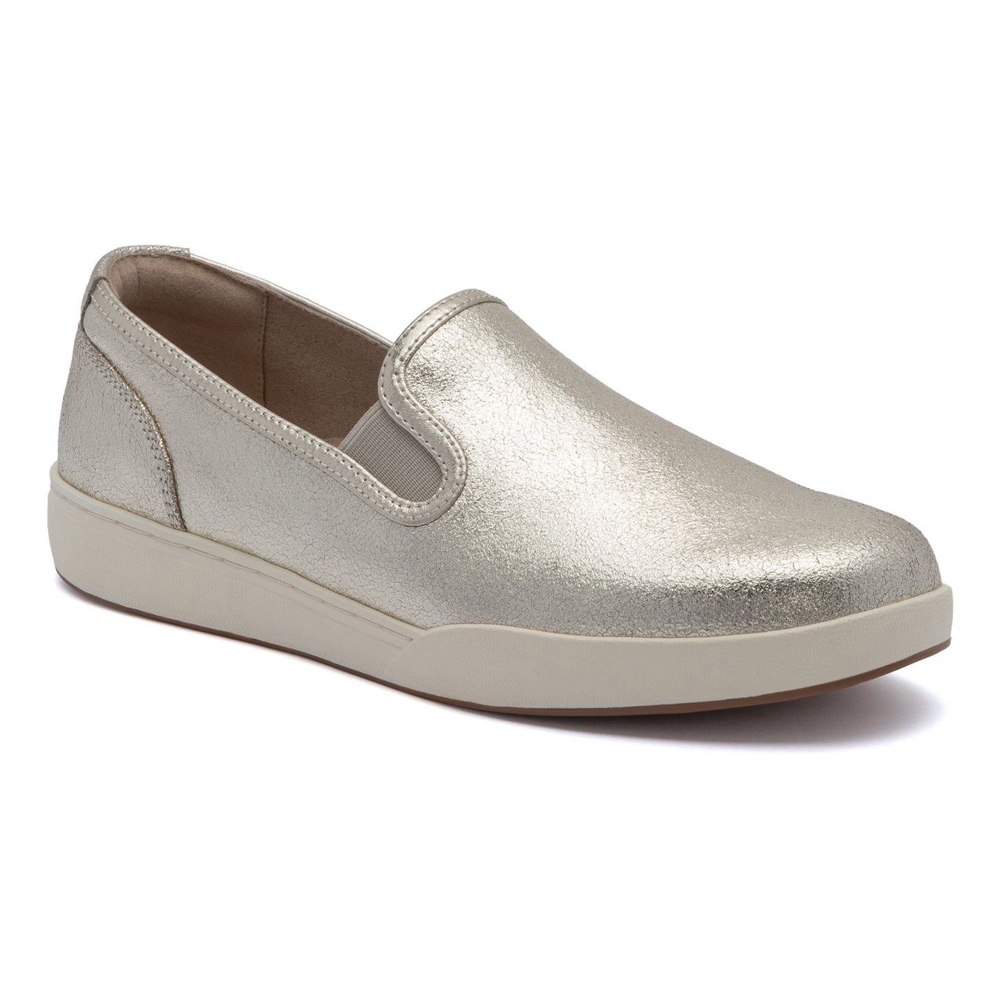 ABEO Footwear Encore Slip On Metatarsal Gold Leather