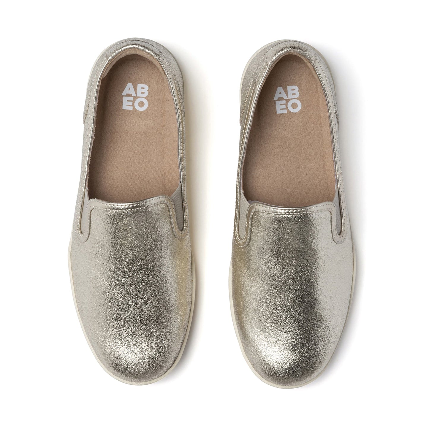 ABEO Footwear Encore Slip On Metatarsal Gold Leather