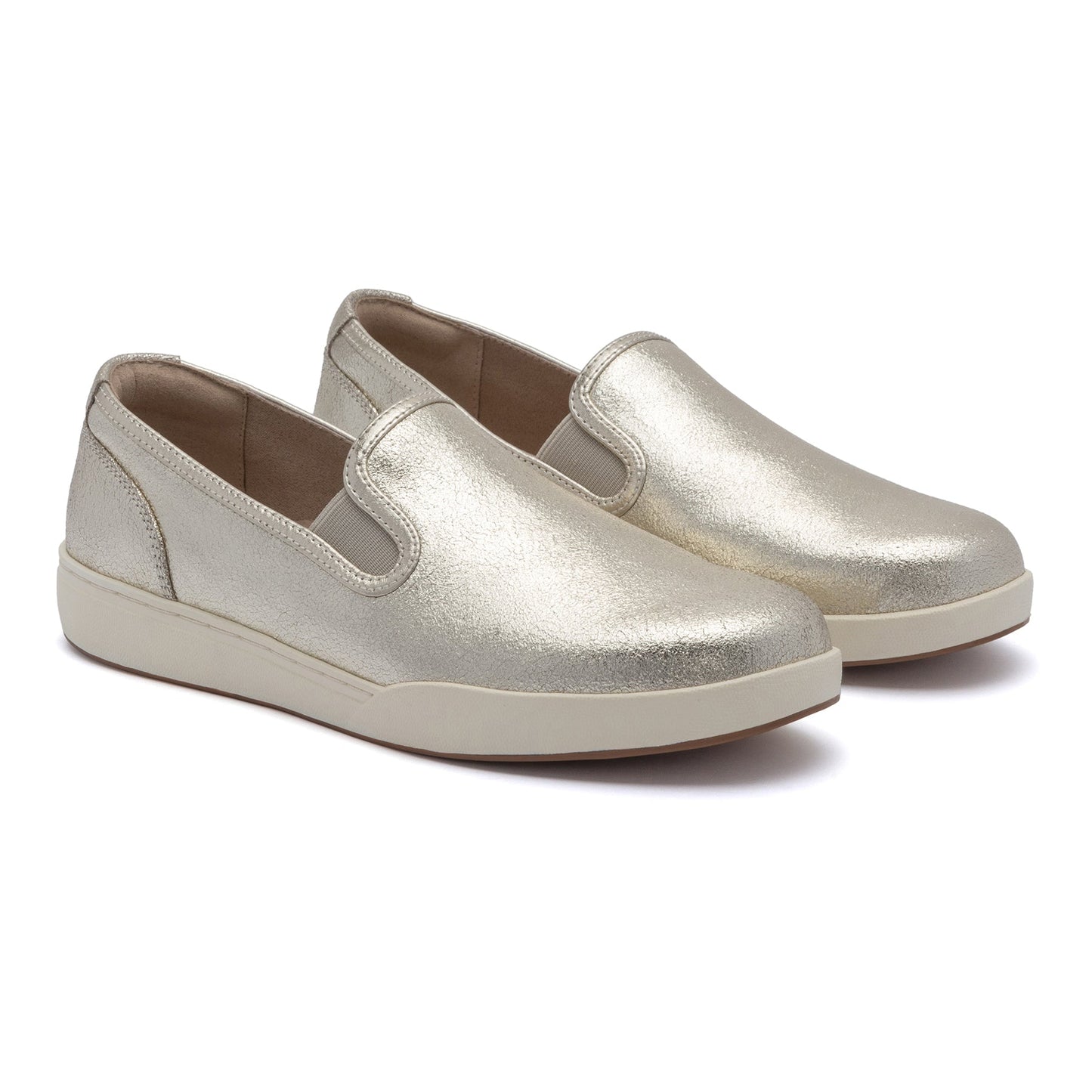ABEO Footwear Encore Slip On Metatarsal Gold Leather