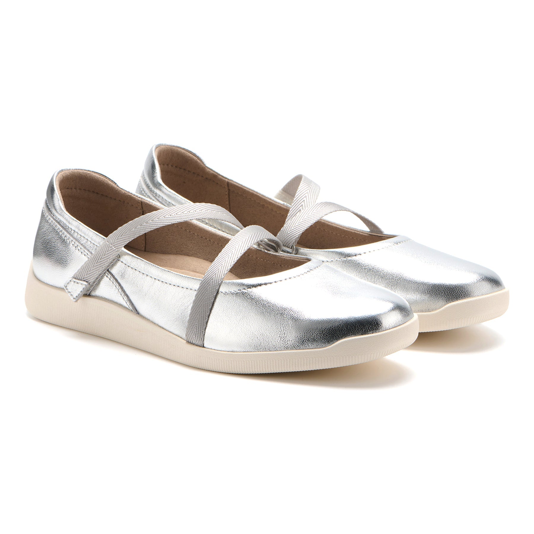 ABEO Footwear Vela Mary Jane Metatarsal Silver