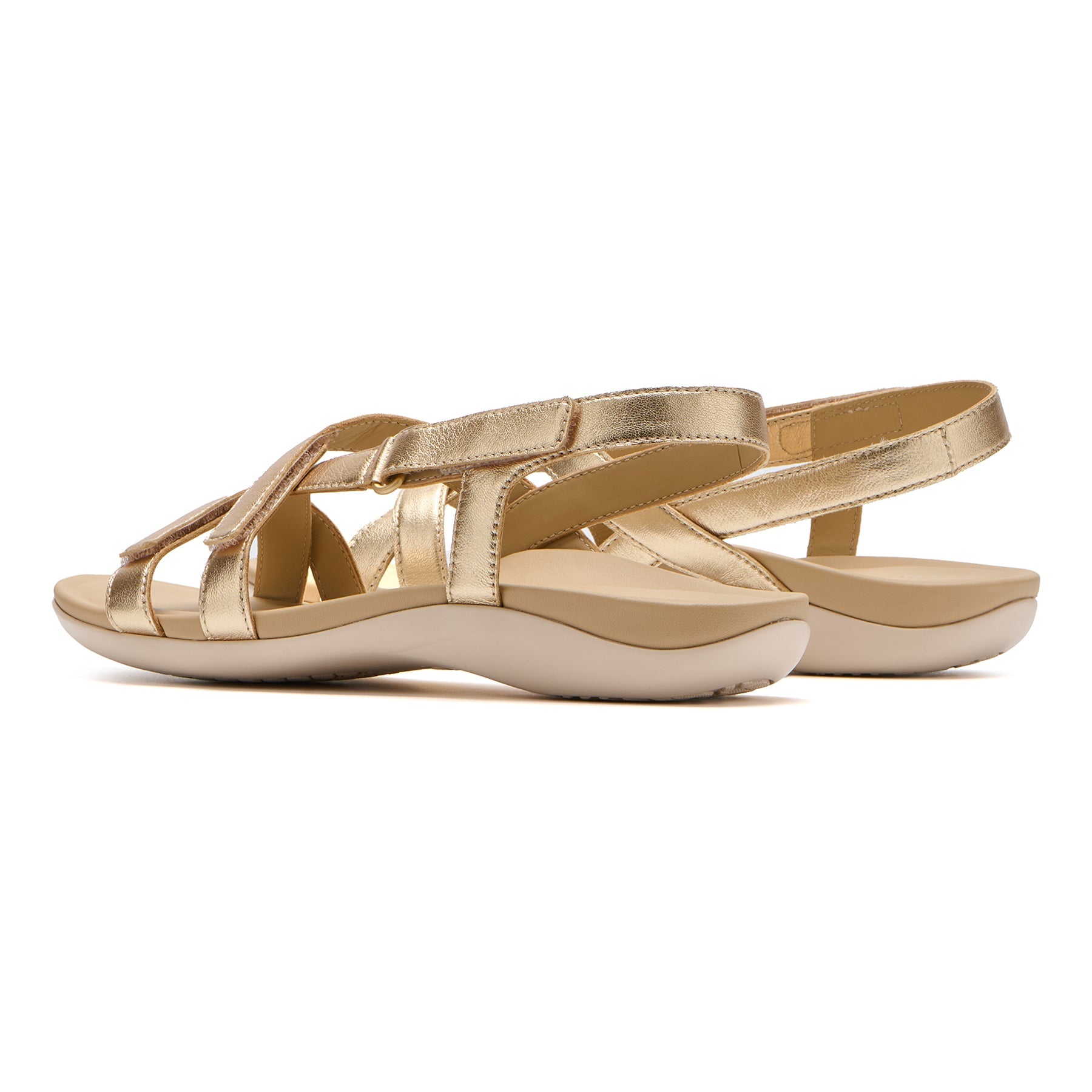 ABEO Footwear Oasis Slingback Metatarsal Gold