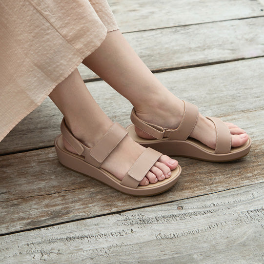 ABEO Footwear Soleil Strap Metatarsal Taupe