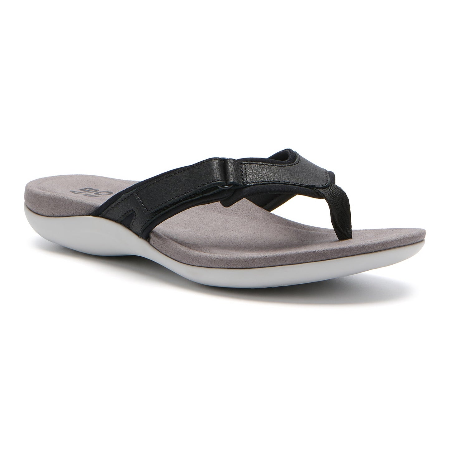ABEO Footwear Oasis Sport Flip Flop Metatarsal Black