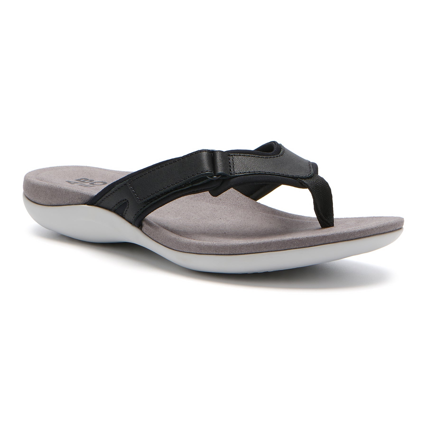 ABEO Footwear Oasis Sport Flip Flop Metatarsal Black