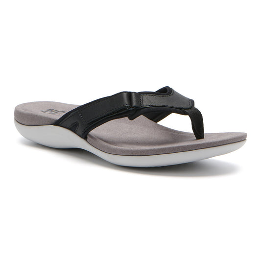 ABEO Footwear Oasis Sport Flip Flop Metatarsal Black